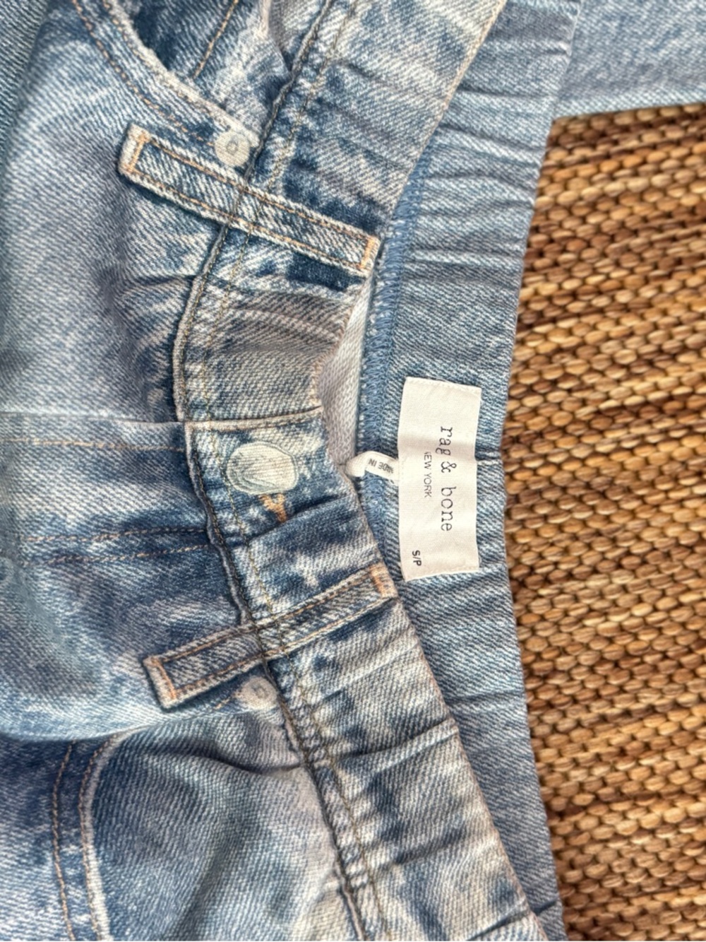 rag & bone Miramar Wide-Leg Jeans in Valentina - Picture 6 of 6